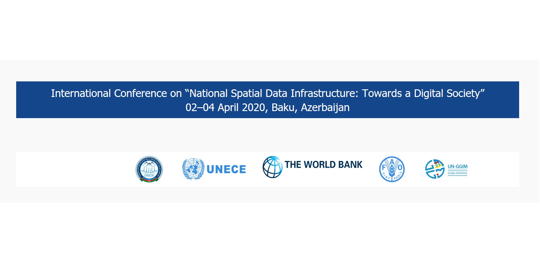 International Conference on “National Spatial Data Infrastructure